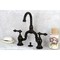 Kingston Brass KS7995AL English Country Bathroom Bridge Faucet, Oil Rubbed Bronze KS7995AL - alternate 4